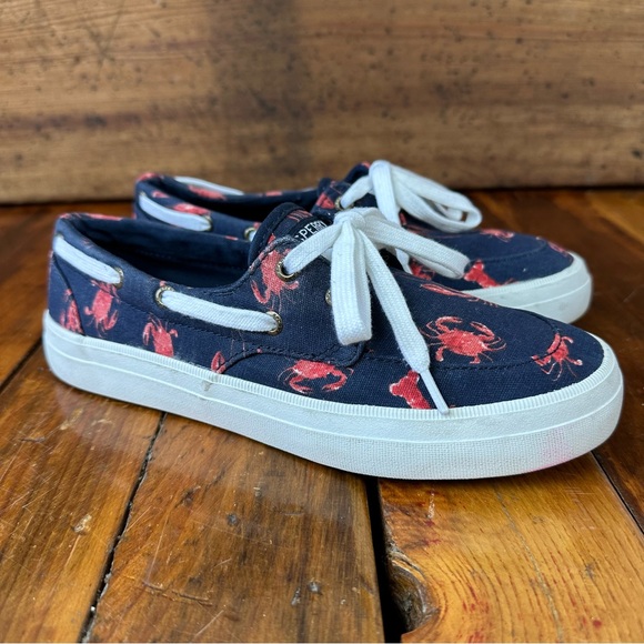 Sperry Top-Sider Crest Vibe Boat Shoe Lobster Crab Size 6 - Picture 1 of 8